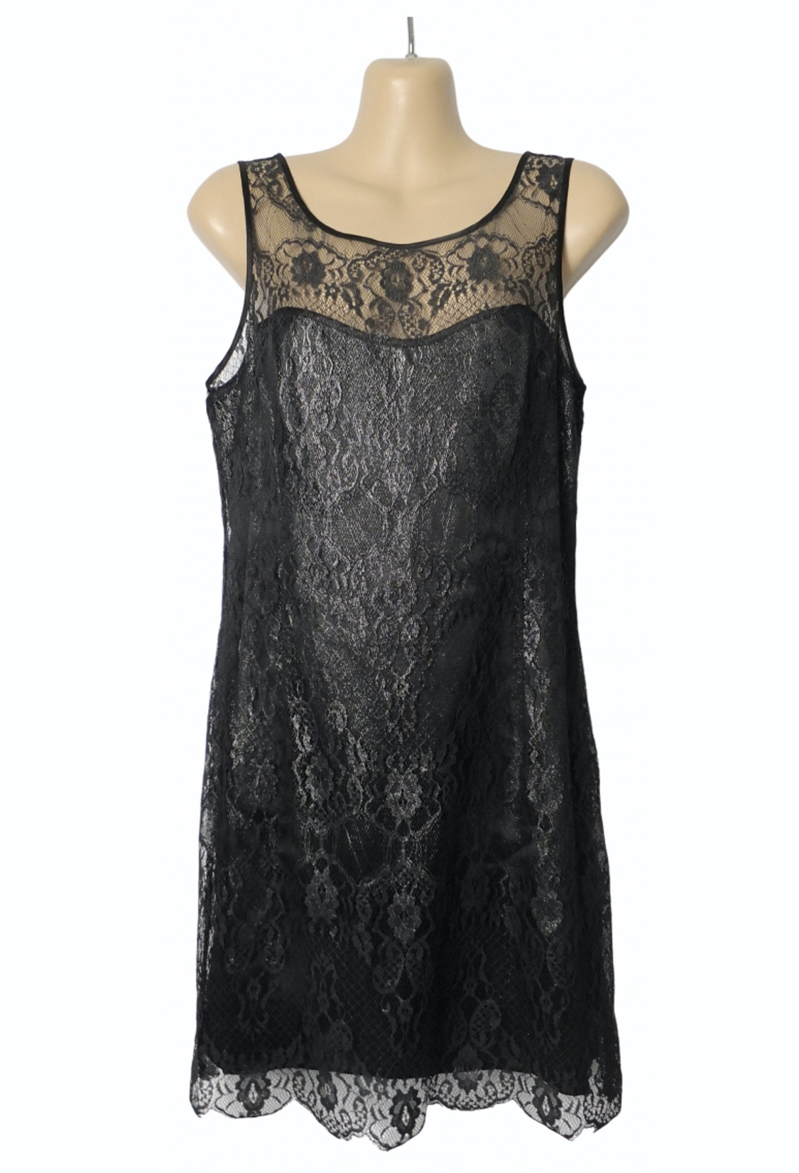 Armani Exchange Black Lace Mini Dress
