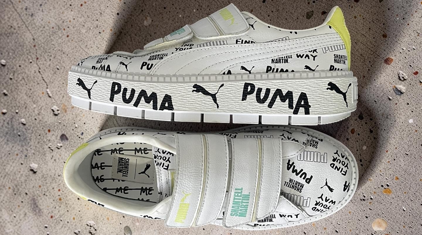 PUMA x Shantell Martin Platform Strap Sneakers (Size 5) PUMA x Shantell Martin Platform Strap Sneakers on concrete surface